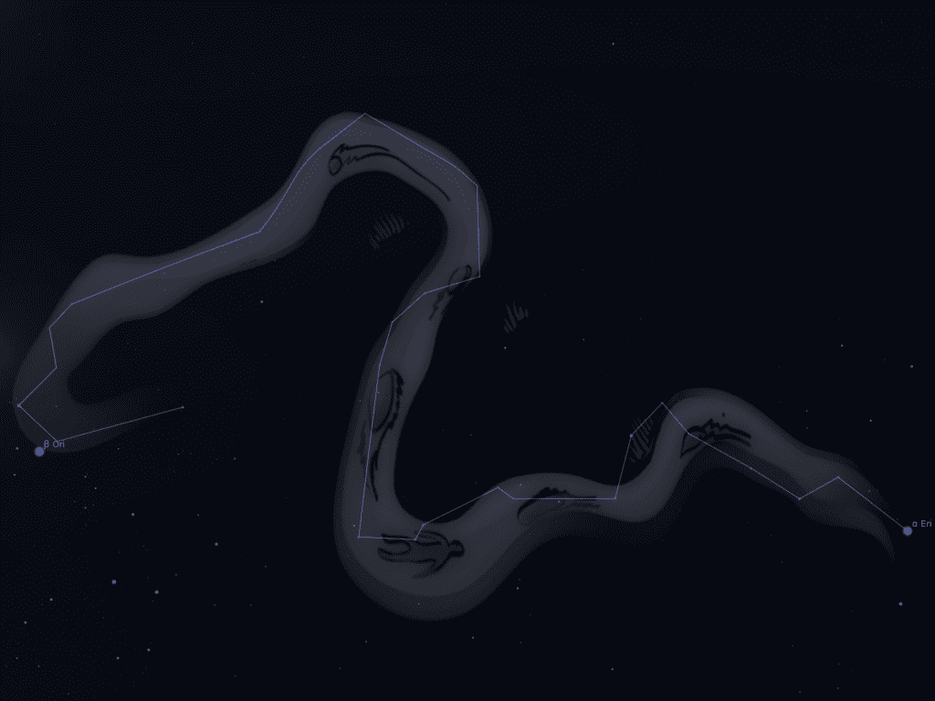 Constelación Erídano